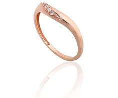 Diamond Sky Jewelry Auksinis žiedas su cirkoniais „Tokijas LI“