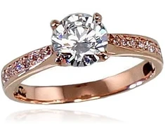 Diamond Sky Jewelry Auksinis žiedas su cirkoniais „Juno Gold“