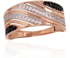Diamond Sky Jewelry Auksinis žiedas su cirkoniais „The Keeper“