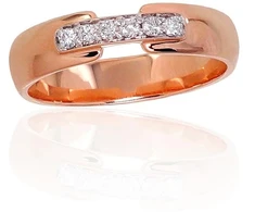 Diamond Sky Jewelry Auksinis žiedas su deimantais „Tokijas XII“