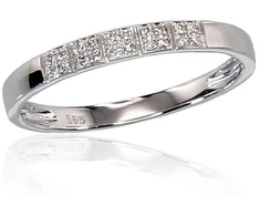 Diamond Sky Jewelry Auksinis žiedas su deimantais „Auksinė Meilė“