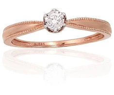Diamond Sky Jewelry Auksinis žiedas su deimantais „Juno VI“