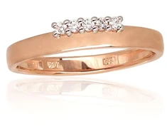 Diamond Sky Jewelry Auksinis žiedas su deimantais „Tokijas XXXII“