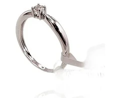 Diamond Sky Jewelry Auksinis žiedas su deimantais „Solitaras VIII“