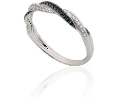 Diamond Sky Jewelry Auksinis žiedas su deimantais „Roxana“