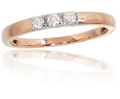 Diamond Sky Jewelry Auksinis žiedas su deimantais „Tokijas L“