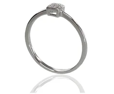 Diamond Sky Jewelry Auksinis žiedas su deimantais „Solitaras V“