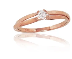 Diamond Sky Jewelry Auksinis žiedas su deimantais „Gražus Sapnas III“