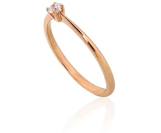 Diamond Sky Jewelry Auksinis žiedas su deimantais „Jos Akių Šviesa II“