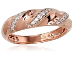 Diamond Sky Jewelry Auksinis žiedas su deimantais „Aveyron III“