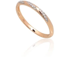 Diamond Sky Jewelry Auksinis žiedas su deimantais „Aveyron“