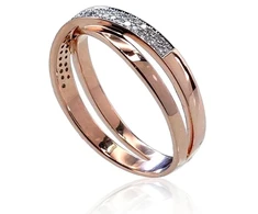 Diamond Sky Jewelry Auksinis žiedas su deimantais „Joanna II“