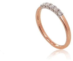 Diamond Sky Jewelry Auksinis žiedas su deimantais „Auksinė Meilė X“
