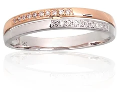 Diamond Sky Jewelry Auksinis žiedas su deimantais „Demeter“