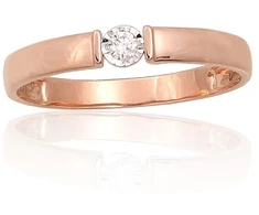 Diamond Sky Jewelry Auksinis žiedas su deimantais „Tokijas XLV“