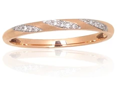 Diamond Sky Jewelry Auksinis žiedas su deimantais „Aveyron“