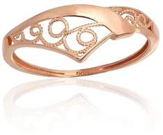 Diamond Sky Jewelry Auksinis žiedas „Versailles VIII“