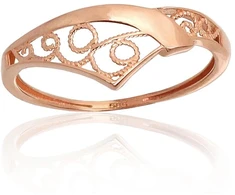 Diamond Sky Jewelry Auksinis žiedas „Versailles VIII“