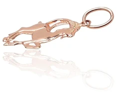 Diamond Sky Jewelry Auksinis zodiako ženklo pakabukas „Ožiaragis V“