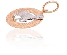 Diamond Sky Jewelry Auksinis zodiako ženklo pakabukas „Avinas VII“
