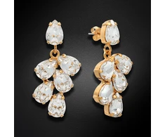 Diamond Sky Jewelry Auskarai „Amber II“ su Preciosa® kristalais