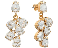Diamond Sky Jewelry Auskarai „Amber II“ su Preciosa® kristalais