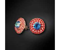 Diamond Sky Jewelry Auskarai „Andrea (Bermuda Mėlyna)“ su Swarovski® kristalais