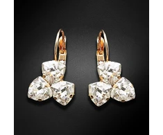 Diamond Sky Jewelry Auskarai „Bermuda Triangle III“ su Swarovski® kristalais