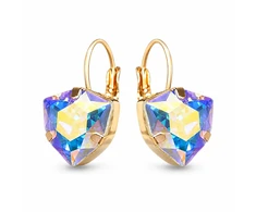 Diamond Sky Jewelry Auskarai „Bermuda Triangle (Aurora Borealis)“ su Swarovski® kristalais
