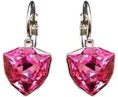 Diamond Sky Jewelry Auskarai „Bermuda Triangle (Rose)“ su Swarovski® kristalais