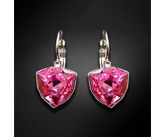 Diamond Sky Jewelry Auskarai „Bermuda Triangle (Rose)“ su Swarovski® kristalais
