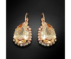 Diamond Sky Jewelry Auskarai „Celestial Drop III (Golden Shadow)“ su Swarovski® kristalais