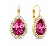 Diamond Sky Jewelry Auskarai „Celestial Drop (Rose)“ su Swarovski® kristalais