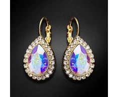 Diamond Sky Jewelry Auskarai „Celestial Drop (Aurora Borealis)“ su Swarovski® kristalais