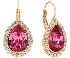 Diamond Sky Jewelry Auskarai „Celestial Drop (Rose)“ su Swarovski® kristalais