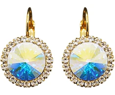 Diamond Sky Jewelry Auskarai „Clarice (Aurora Borealis)“ su Swarovski® kristalais