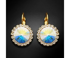 Diamond Sky Jewelry Auskarai „Clarice (Aurora Borealis)“ su Swarovski® kristalais