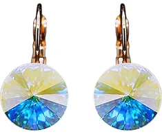 Diamond Sky Jewelry Auskarai „Clarice II (Aurora Borealis)“ su Swarovski® kristalais