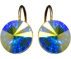 Diamond Sky Jewelry Auskarai „Clarice II (Aurora Borealis)“ su Swarovski® kristalais
