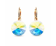 Diamond Sky Jewelry Auskarai „Clarice II (Aurora Borealis)“ su Swarovski® kristalais