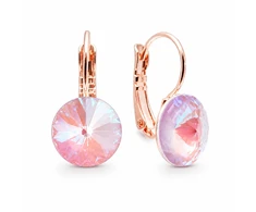 Diamond Sky Jewelry Auskarai „Clarice II (Lavender DeLite)“ su Swarovski® kristalais