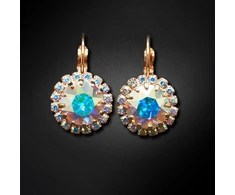 Diamond Sky Jewelry Auskarai „Clarice IX (Aurora Borealis)“ su Swarovski® kristalais