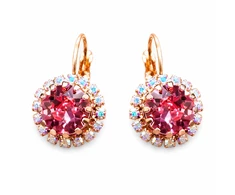 Diamond Sky Jewelry Auskarai „Clarice IX (Light Rose)“ su Swarovski® kristalais