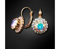 Diamond Sky Jewelry Auskarai „Clarice IX (Aurora Borealis)“ su Swarovski® kristalais