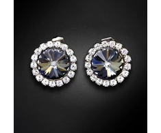 Diamond Sky Jewelry Auskarai „Clarice X (Nightfall)“ su Preciosa® kristalais