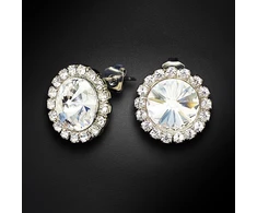 Diamond Sky Jewelry Auskarai „Clarice X“ su Preciosa® kristalais