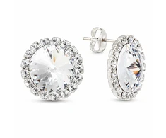 Diamond Sky Jewelry Auskarai „Clarice X“ su Preciosa® kristalais