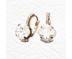 Diamond Sky Jewelry Auskarai „Crete“ su Preciosa® kristalais