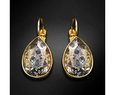 Diamond Sky Jewelry Auskarai „Crystal Drop (Rose Patina)“ su Swarovski® kristalais