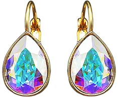 Diamond Sky Jewelry Auskarai „Crystal Drop (Aurora Borealis)“ su Swarovski® kristalais